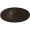 Ekena Millwork Madrid Ceiling Medallion, Hand-Painted Stone Hearth, 24 3/4"W x 12 1/2"H x 1 3/4"P CM24X12MASHF - alternate 1